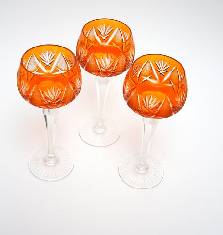 Orange vinglas, Bøhmisk krystal