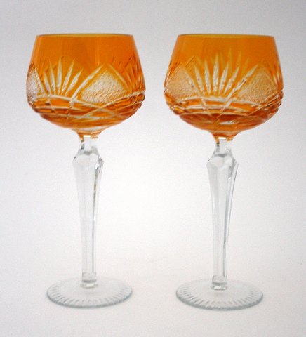 Orange vinglas, Bøhmisk krystal
I2