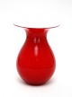 Rød vase, Shape, Holmegaard
