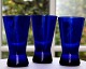 3 blå vandglas, Svensk glasværk